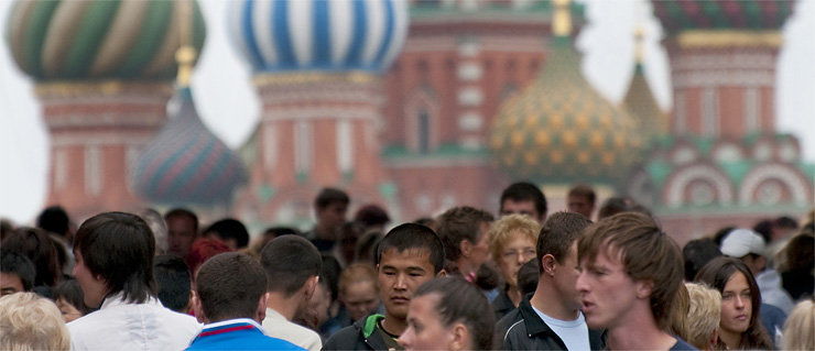 ludzie Moskwy - skontrastowani jak całe miasto