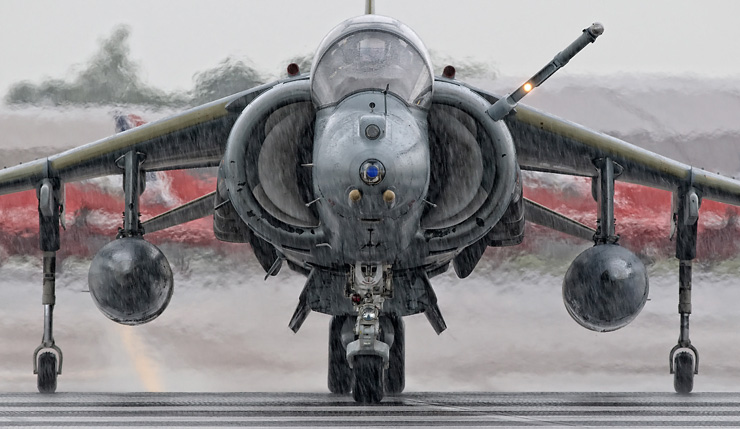 Fotografowanie w deszczu jest niesamowicie efekciarskie - Harrier!