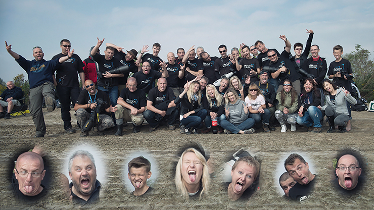 (A bit insane) team of the AIR-ACTION association photographers during the Ostrava NATO DAYS 2014