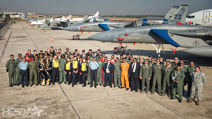 Scandinavian Airshow wraz ze wszystkimi uczestnikami Aero India 2015